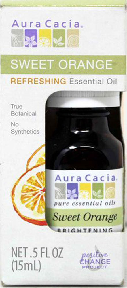 AURA CACIA Boxed Essential Oil - Sweet Orange (15 ml)