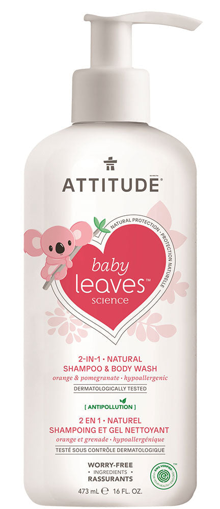 ATTITUDE 2in1 Shampoo Orange Pomegranate (473 ml)