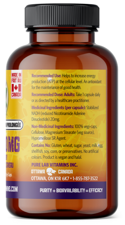 Vitamin supplement bottle with label on a white background