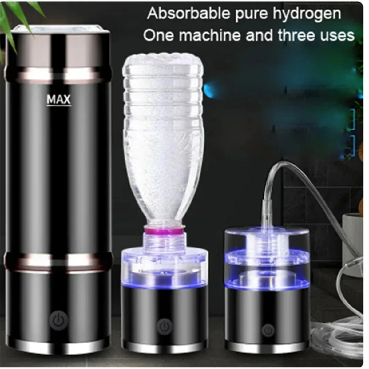 3-in-1 Hydrogen Thermal Water Bottle – Detox & Hydration Boost | MyVivaStore