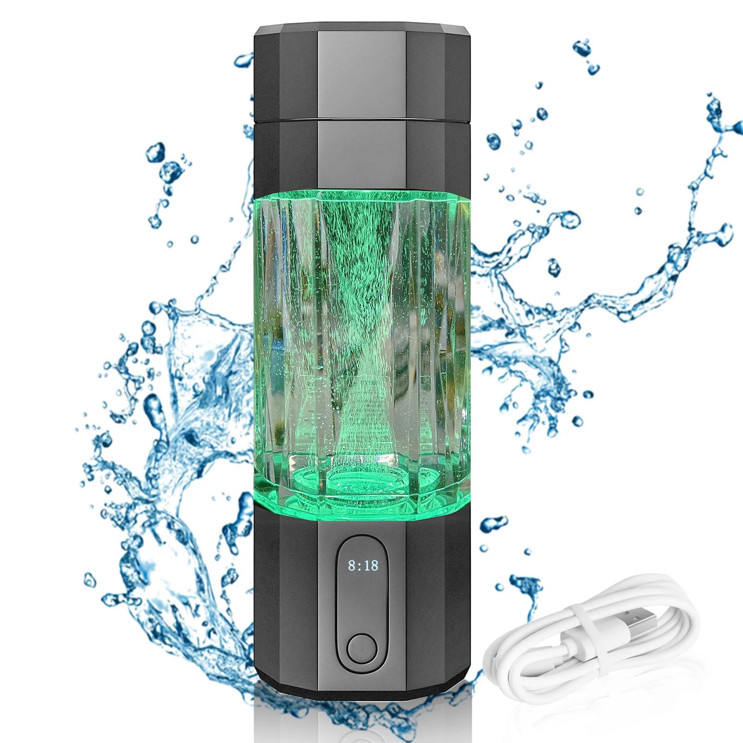 Hydrogen Water Bottle – SPE & PEM Technology for Clean, High-Concentration Hydrogen Water 10000PPB