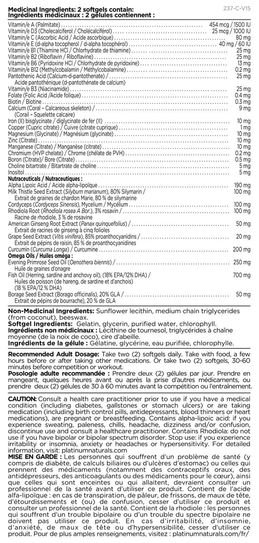 PLATINUM Activ-X for Women (120 sgels)