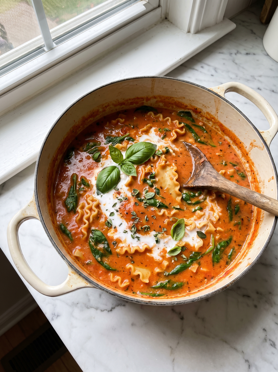 Creamy Coconut Milk Lasagna Soup: Comfort Food in One Pot