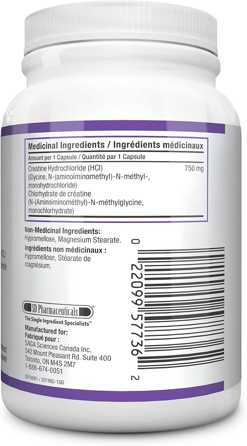 SD PHARMACEUTICALS Creatine HCL (120 Capsules)