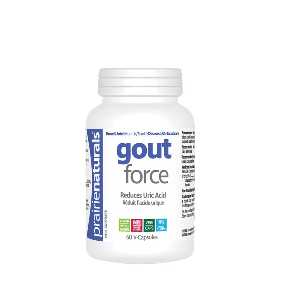 PRAIRIE NATURALS Gout Force 60 V Caps