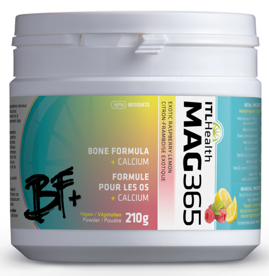ITL HEALTH MAG365 Bone Formula + Calcium (Exotic Raspberry Lemon)