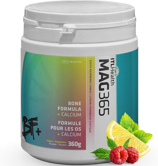 ITL HEALTH MAG365 Bone Formula + Calcium (Exotic Raspberry Lemon)