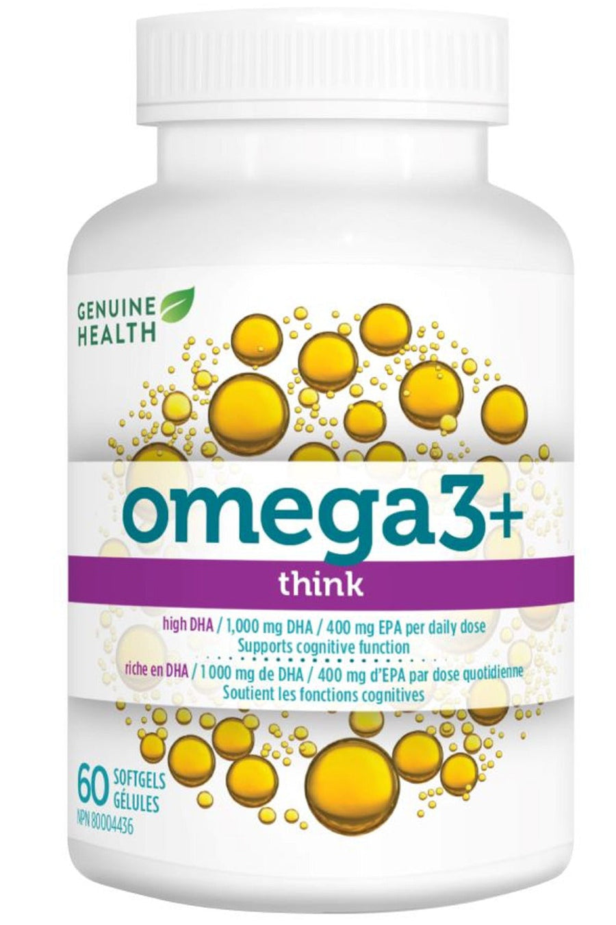 GENUINE HEALTH Omega3+ THINK (60 softgels)
