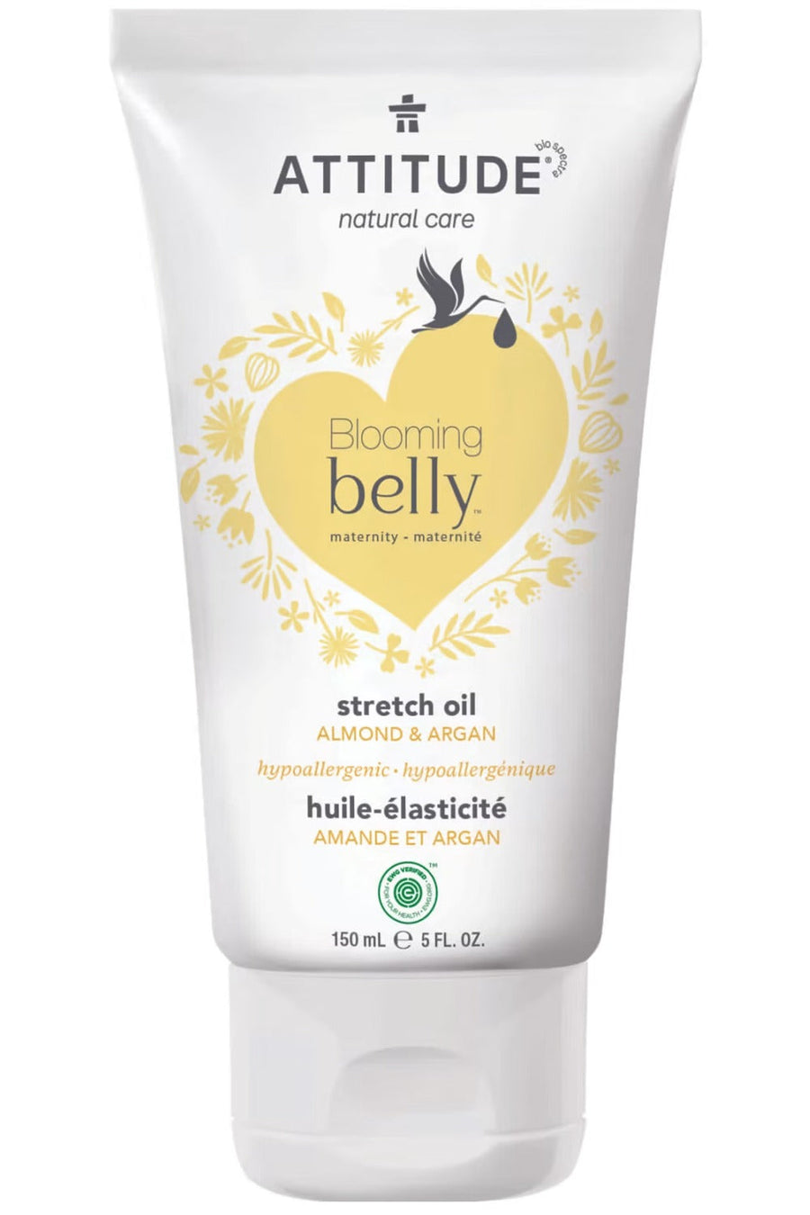 ATTITUDE Natural Stretch Oil - Almond & Argan (150 ml)