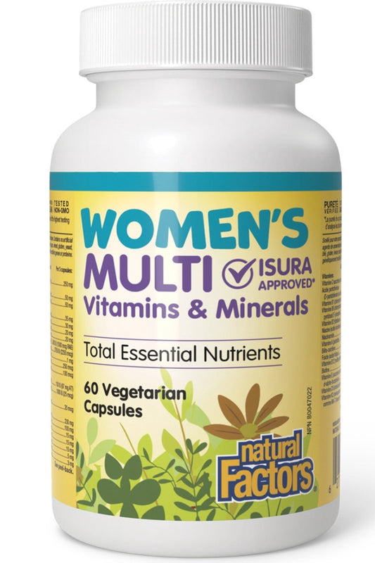 NATURAL FACTORS Big Friends Women’s Multi Vitamins & Minerals (60 vcaps)