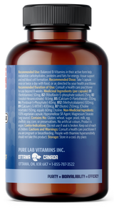 PURE LAB VITAMINS Bioactive B Complex Slow Release (120 veg caps)