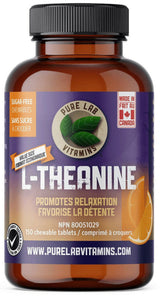 PURE LAB VITAMINS L-Theanine (125 mg)