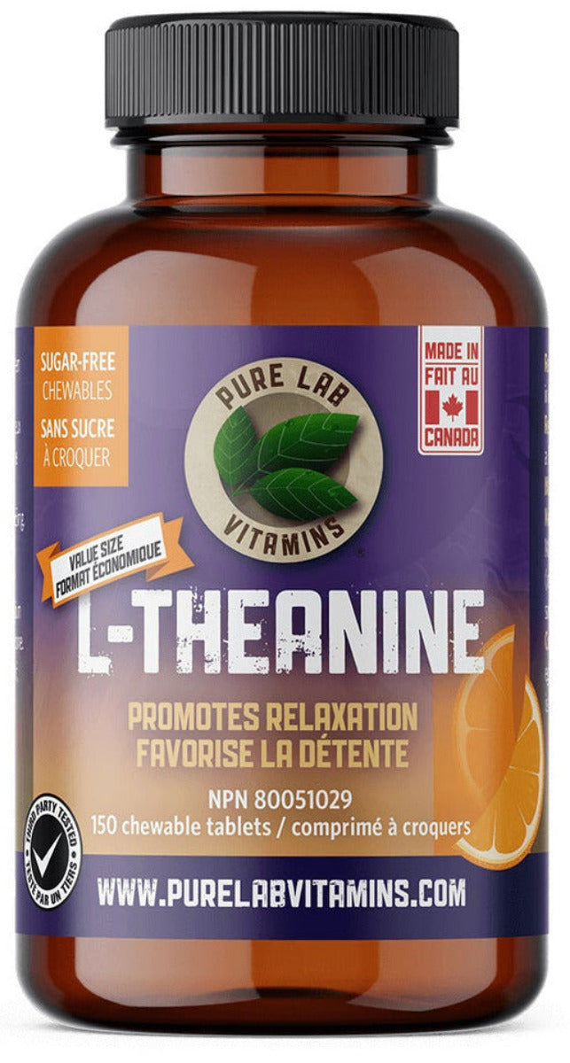 PURE LAB VITAMINS L-Theanine (125 mg)