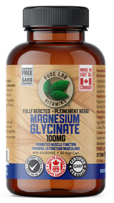 PURE LAB VITAMINS Magnesium Glycinate 100 mg Excipient Free