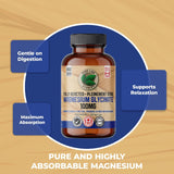 PURE LAB VITAMINS Magnesium Glycinate 100 mg Excipient Free