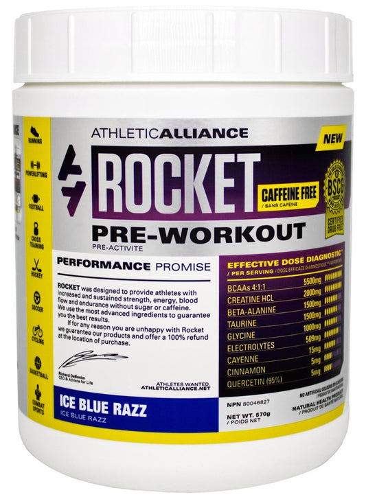 ATHLETIC ALLIANCE ROCKET Pre Workout (Blue Razz - 570 gr)