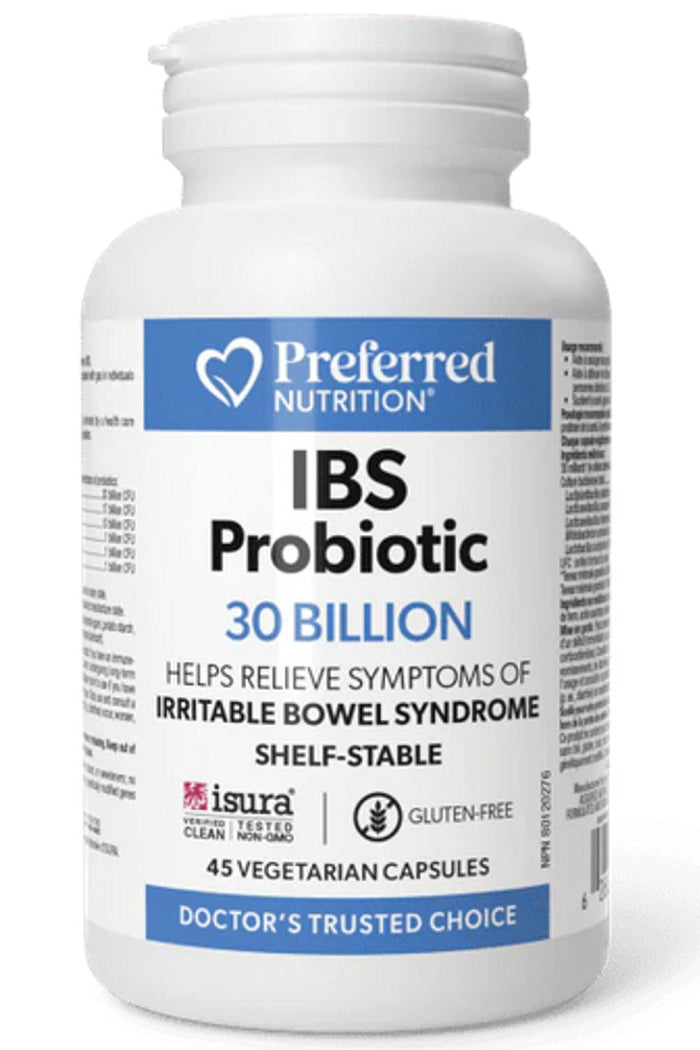 PREFERRED NUTRITION IBS Probiotic (30 Billion - 45 veg caps)