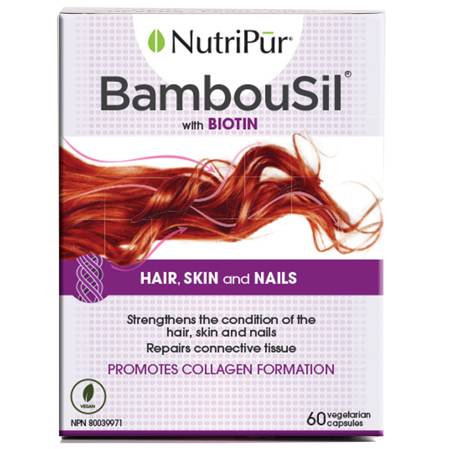NUTRIPUR Bambousil: hair, skin, nails - 60 vcaps