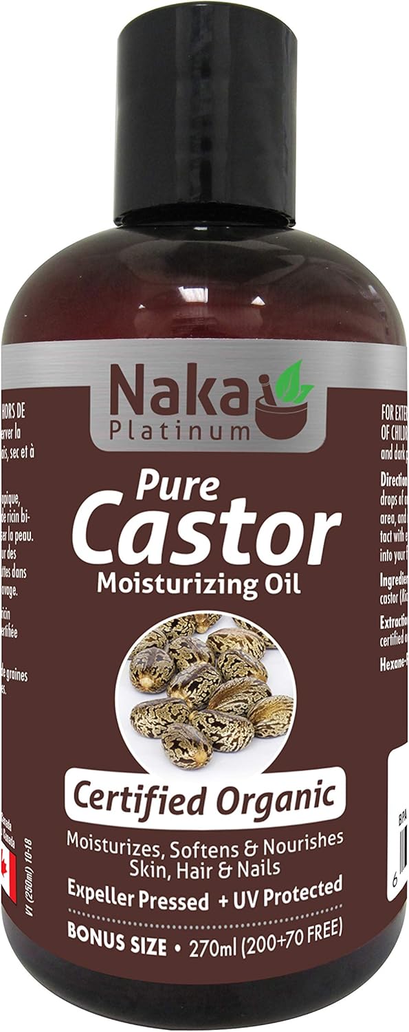NAKA PLATINUM Pure Castor Moisturizing Oil (270 ml)