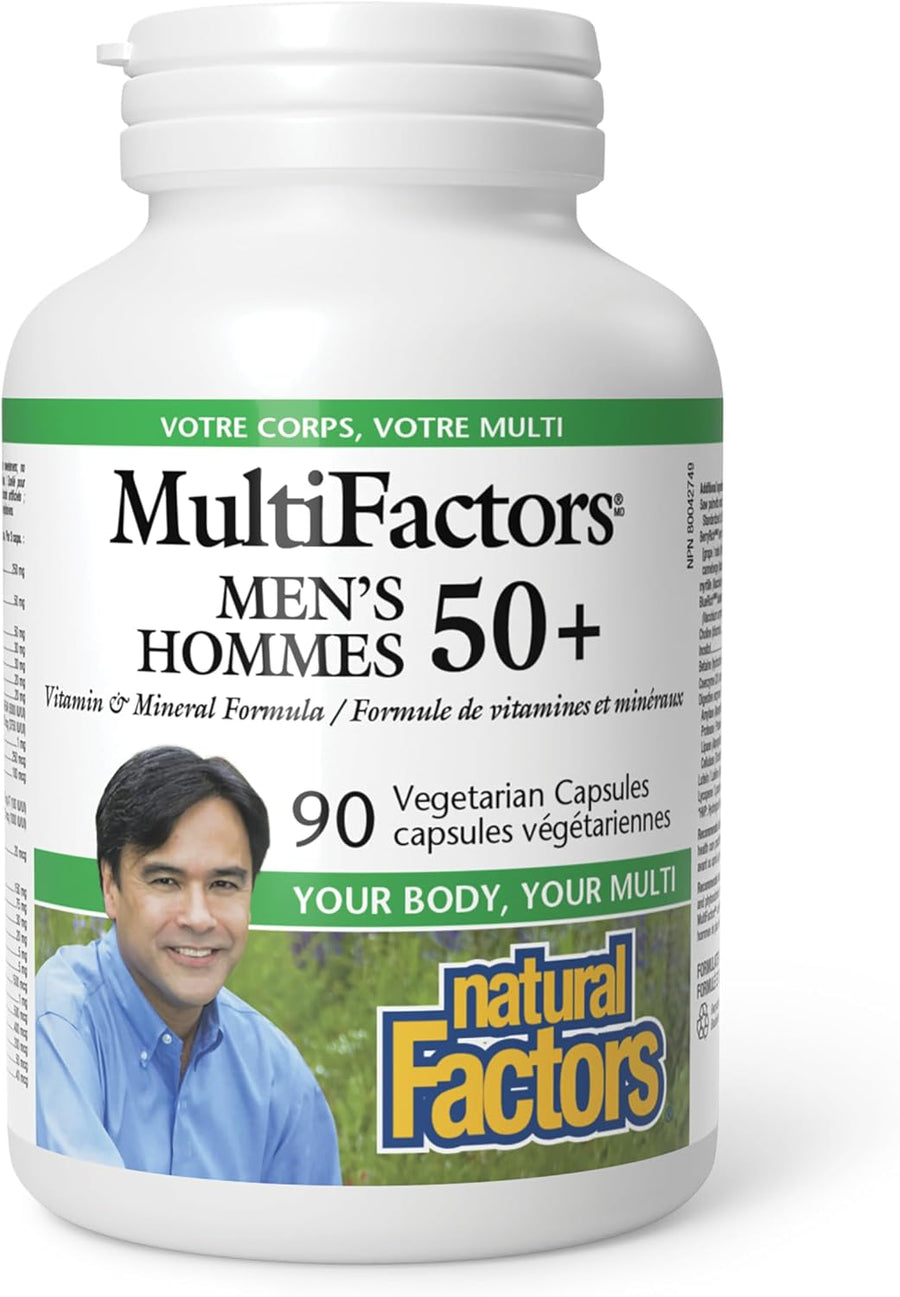 NATURAL FACTORS MultiFactors Men’s 50+ (90 vcaps)