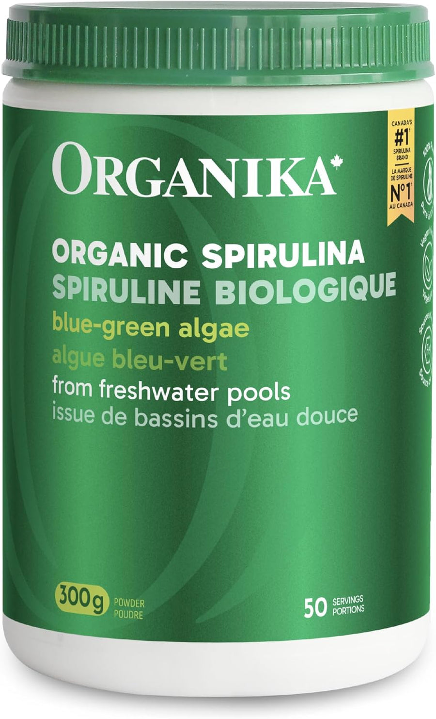 ORGANIKA Spirulina (Organic Powder - 300 grams)