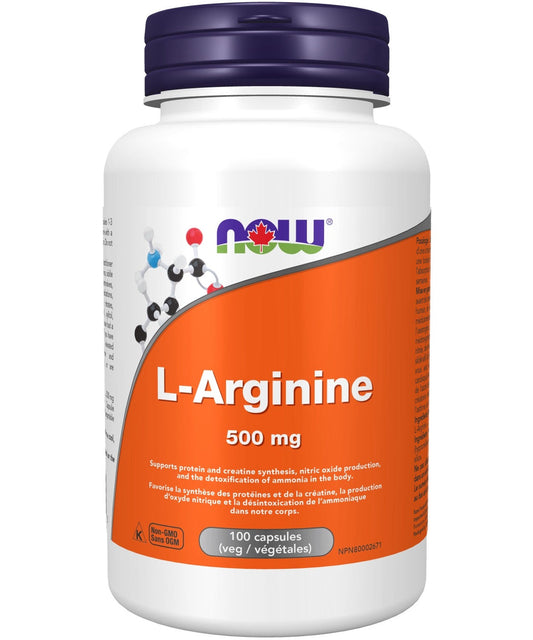 NOW L-Arginine (500 mg - 100 vcaps)