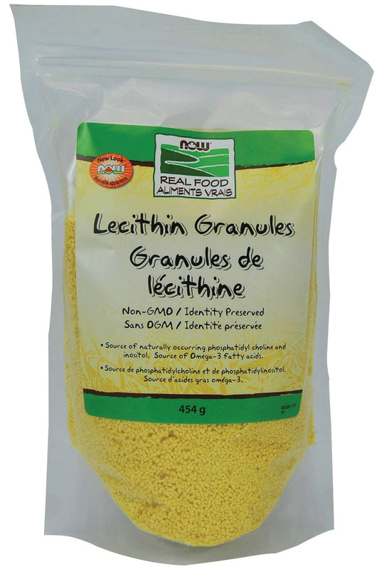 NOW Lecithin Granules (Non-GMO - 454 grams)