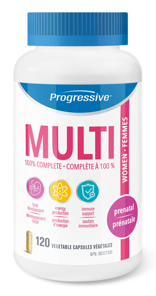 PROGRESSIVE Multi Prenatal (120 veg caps)