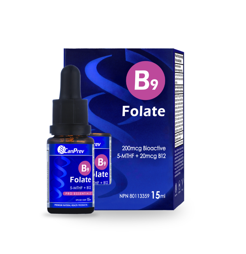 CANPREV B9 Folate 200mcg Drops – Blueberry