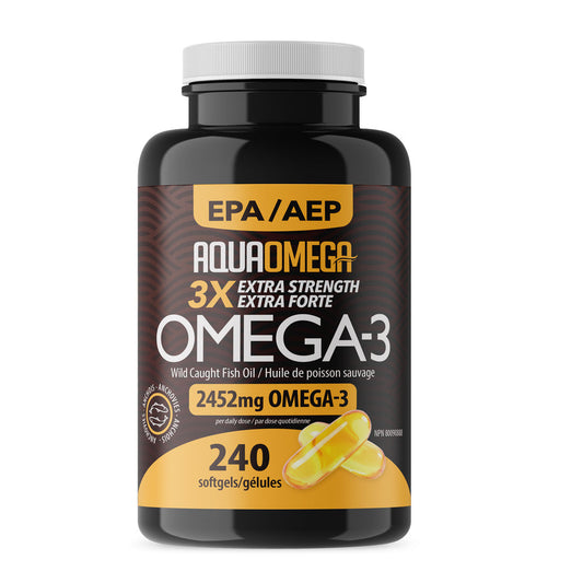 AQUAOMEGA Omega 3 Standard epa (2452 MG - 240 sgels)