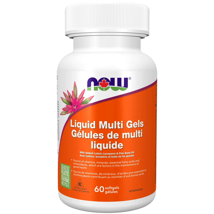 NOW Liquid Multi Gels (with Flax Oil 60 softgels)