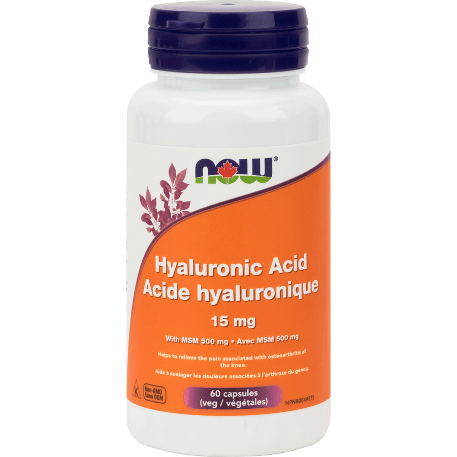 NOW Hyaluronic Acid (15 mg - 60 veg caps)