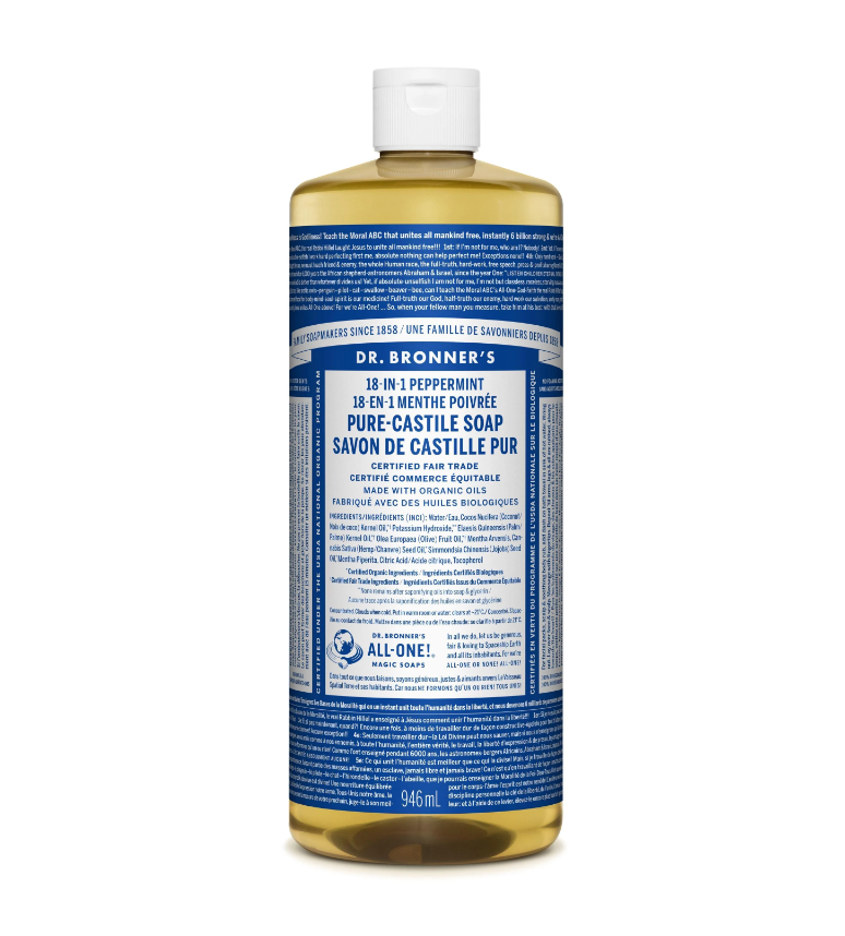 DR BRONNER'S Pure Castile Soap (Peppermint - 946 ml)