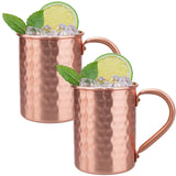 New 100% Copper Cups Pure Solid  Moscow Mule PURE Copper Mugs-Shaped 400ml Cocktail Cups Beer Milk Mug Drinkware