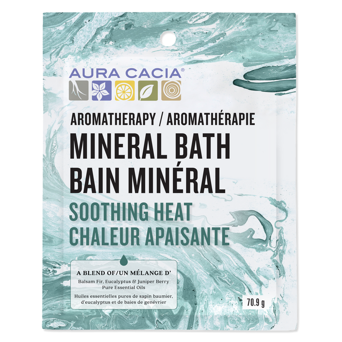 AURA CACIA Soothing Heat Mineral Bath  (6 x 71 gr)