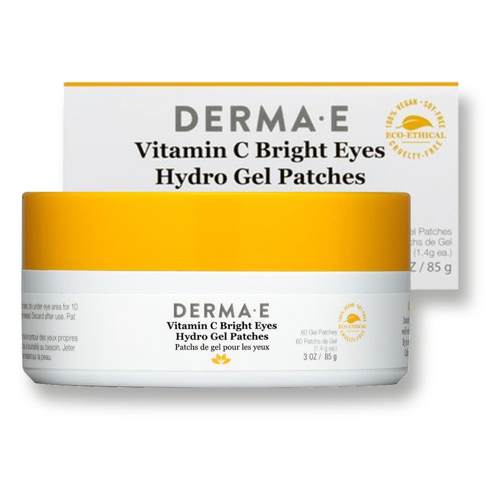 DERMA E Vitamin C Bright Eye Gel Pads (60 Pads)