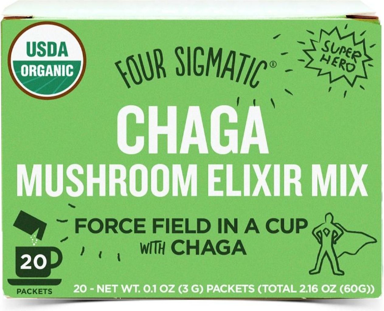 Four Sigmatic Chaga Mushroom Elixer Mix (Box of 20)