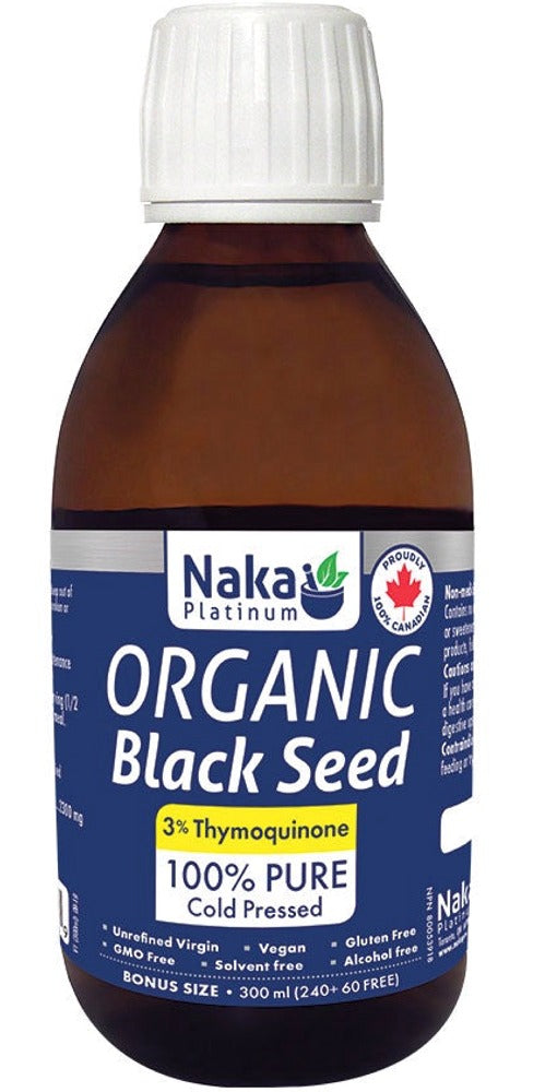 NAKA Platinum Organic Black Seed (2300 mg - 300 ml)