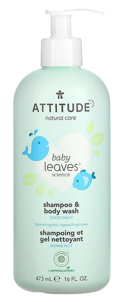 ATTITUDE 2 in1 Baby Shampoo (Almond Milk - 473 ml)