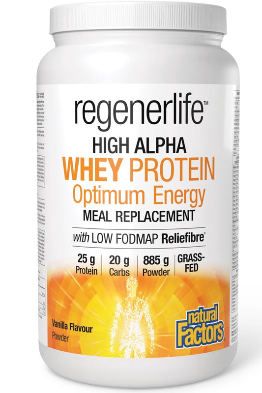 REGENERLIFE High Alpha Whey Protein Meal Replacement (French Vanilla 885 grams)