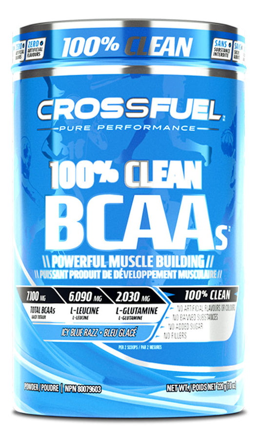 CROSSFUEL 100% Clean BCAAs (Blue Raspberry - 220 gr)