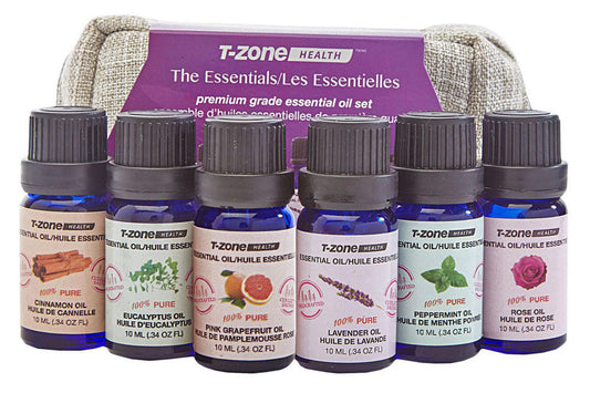 T-ZONE Health Essential Oils (6 x 10 ml)