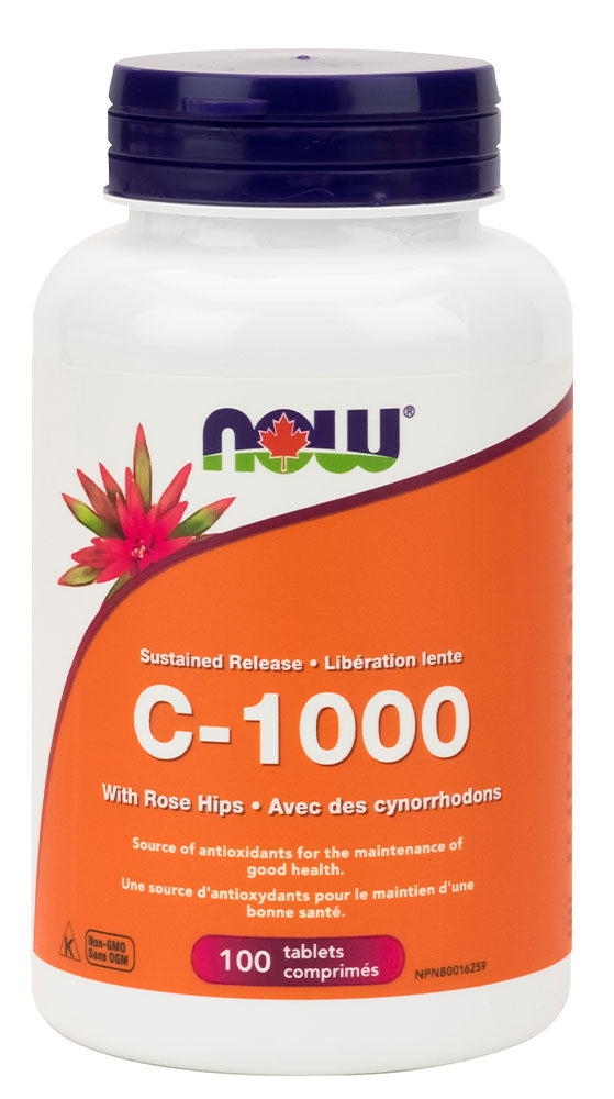 NOW Vitamin C 1000 (Sustained Release - 100 tabs)