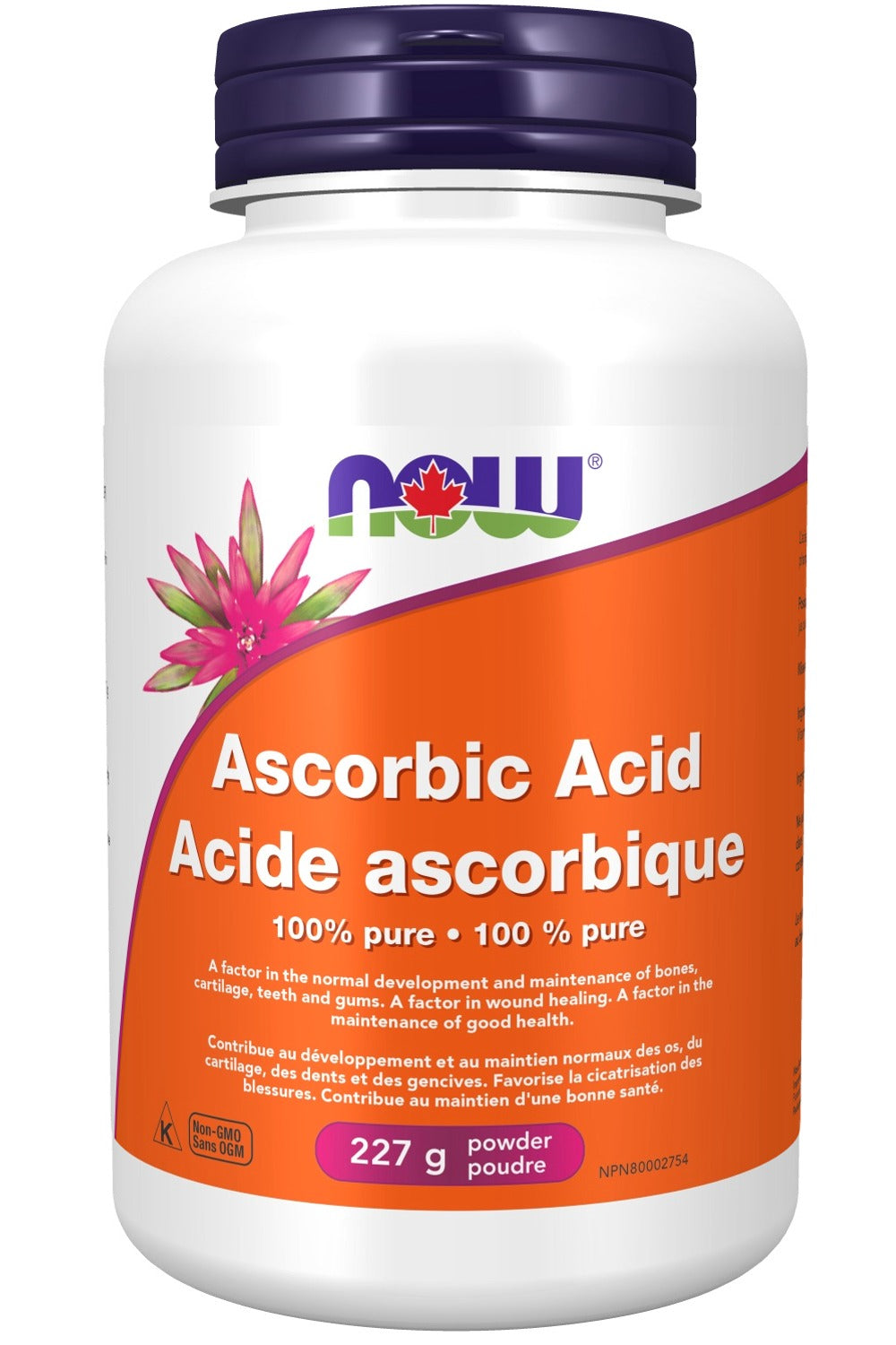 NOW Ascorbic Acid Powder (100% Pure - 227 grams)