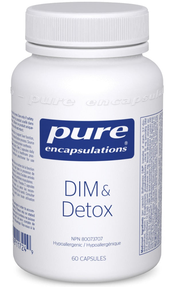 PURE ENCAPSULATIONS DIM & Detox (60 caps)