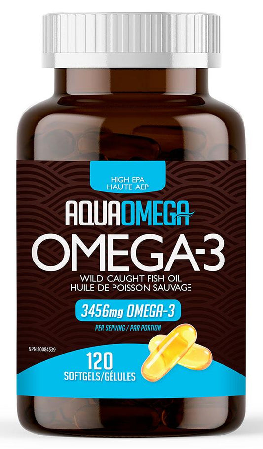 AQUAOMEGA Omega-3 High EPA (120 sgels)