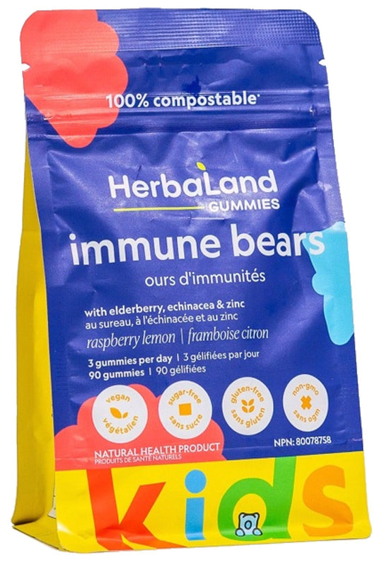 HERBALAND Immune Boost - Kids (Cherry - 90 Gummies)