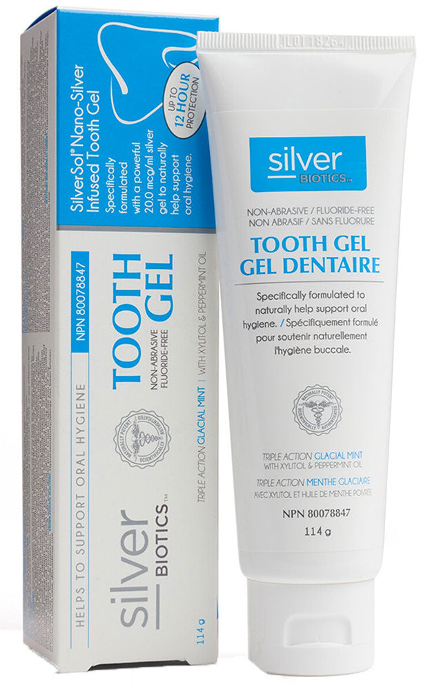 SILVER BIOTICS Tooth Gel (Glacial Mint - 114 gr)