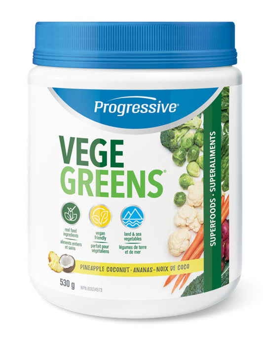 PROGRESSIVE VegeGreens (Pinapple Coconut - 530 gr)