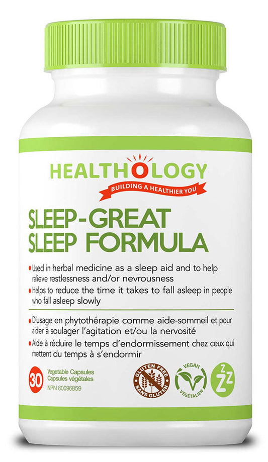 HEALTHOLOGY Sleep Great (30 veg caps)